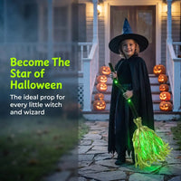 Halloween Led Witch Broom™
