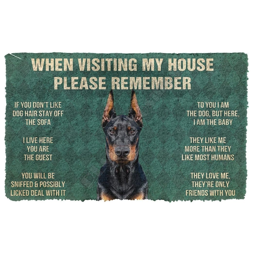 ドーベルマンマット Doberman Doormat - Etsy