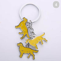Golden Retriever Keychain
