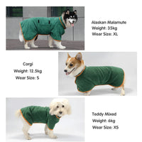Absorbent Dog Bathrobe