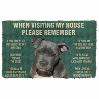 Pitbull House Rules - Doormat