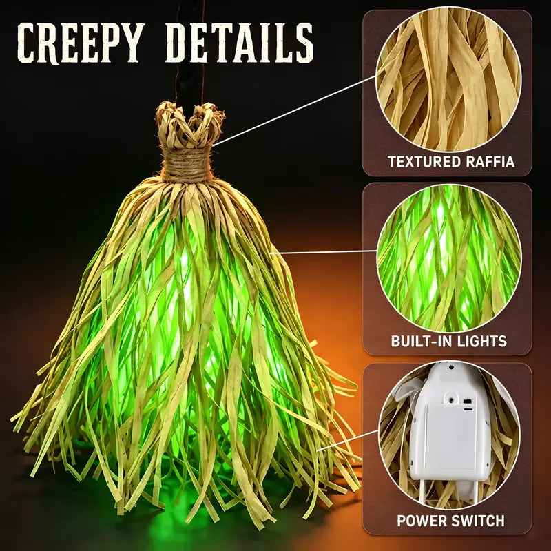 Halloween Led Witch Broom™