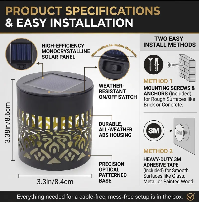 Solar Mandala Projector Light™