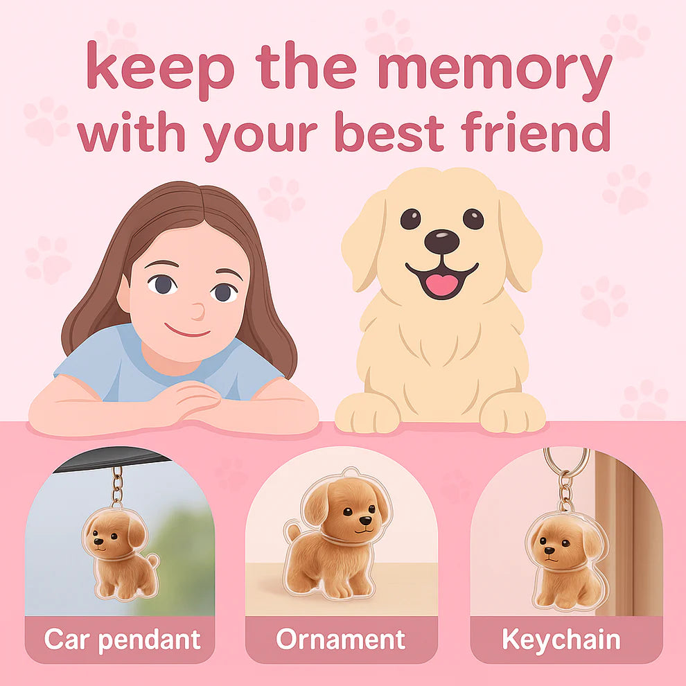 Pet Hair Keychain™