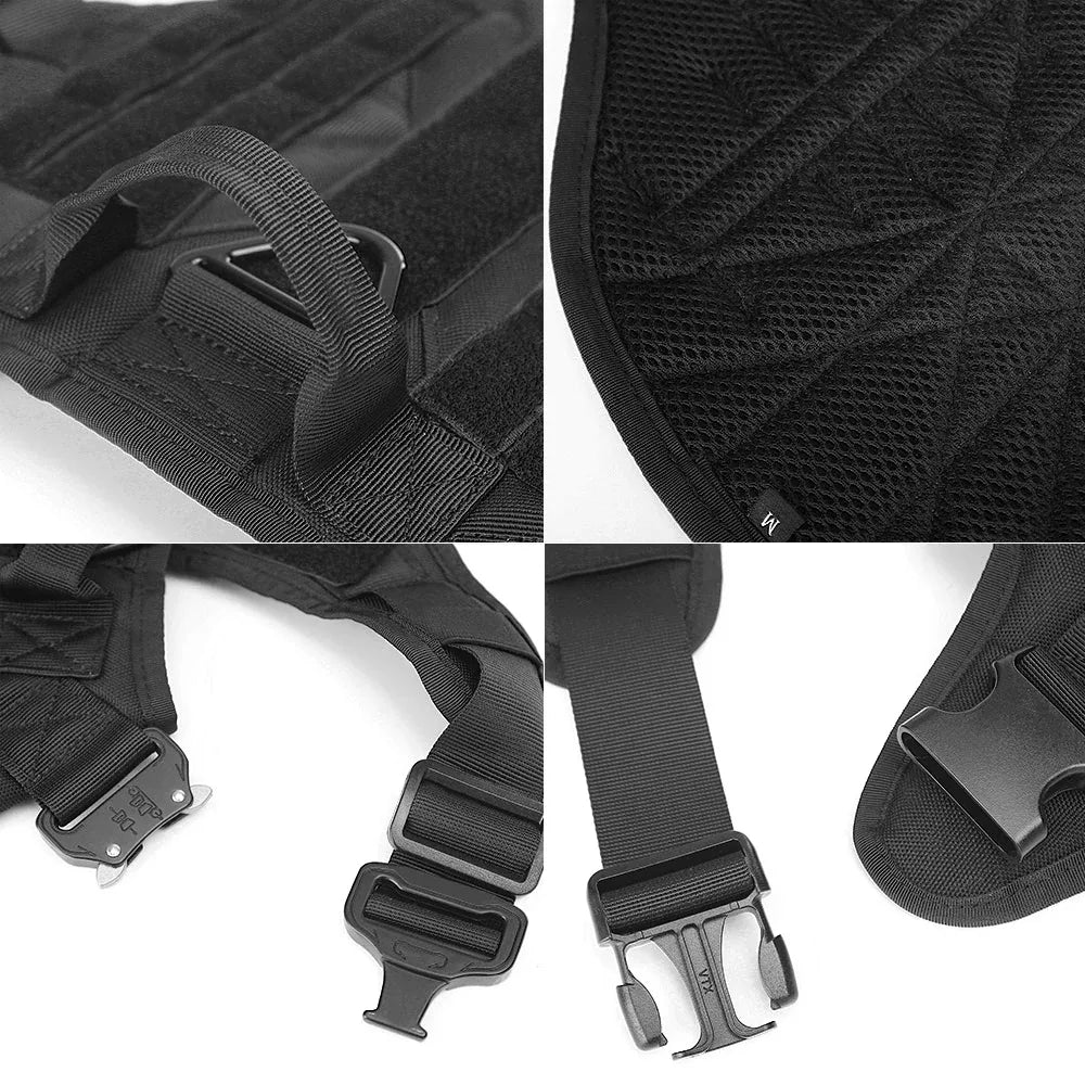 Tactical K9 Collar & Harness Set