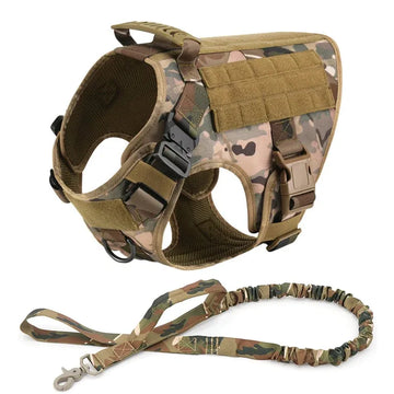 Tactical K9 Collar & Harness Set