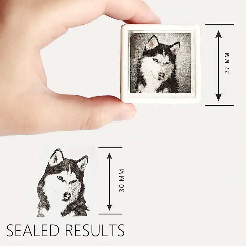 Custom Pet Portrait Stamp