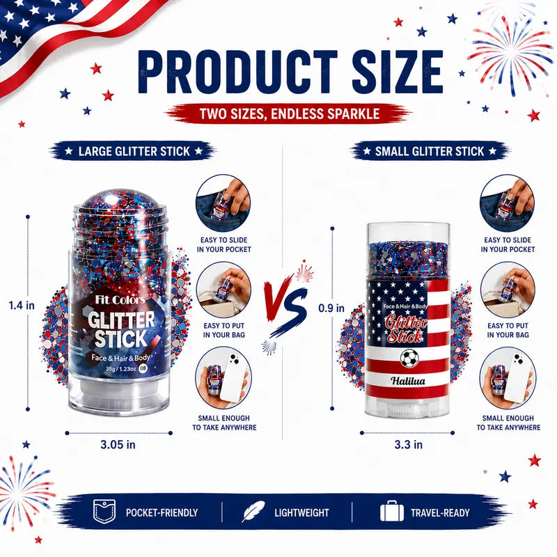 4th of July Glitter Stick™