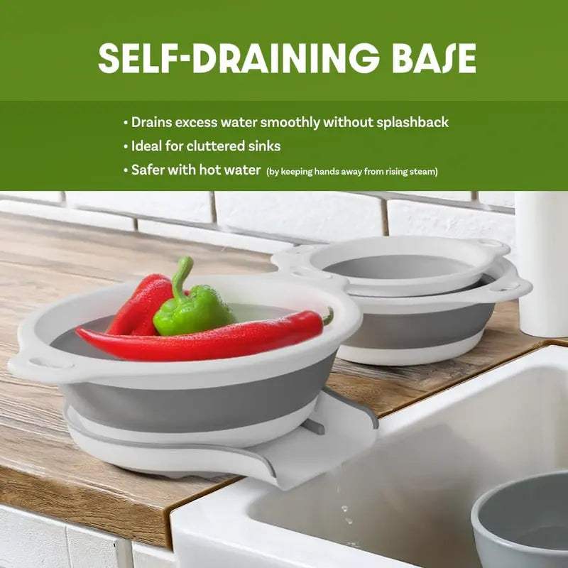 Foldable Collapsible Colander Set™