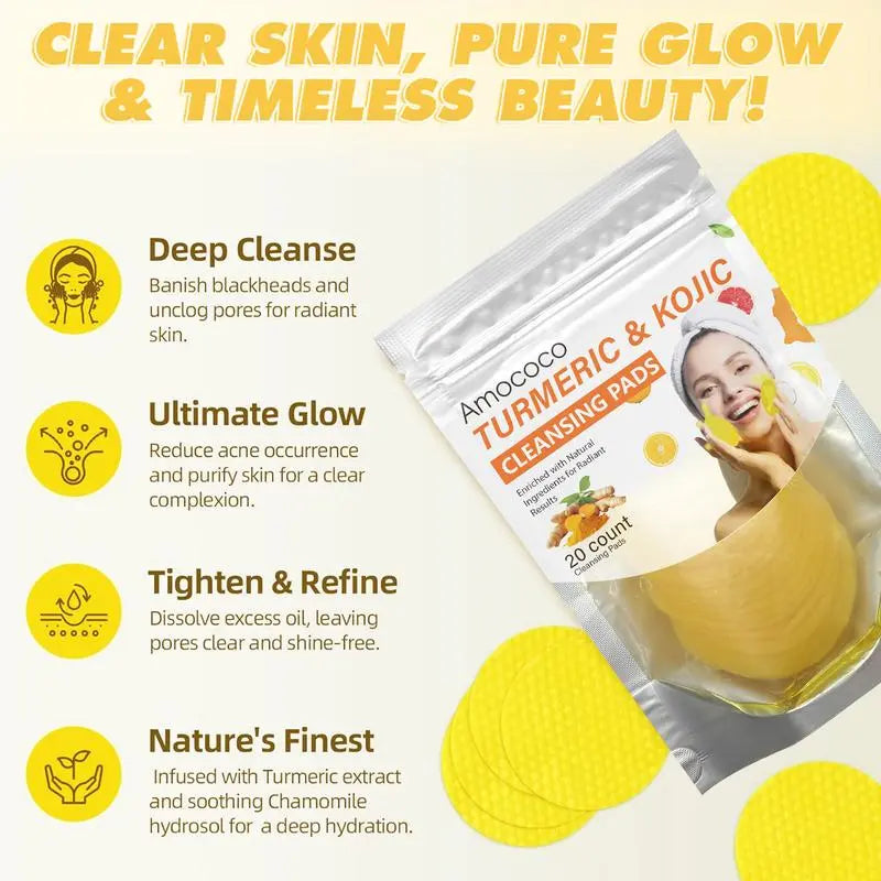 Turmeric and Kojic Cleaning Pads™