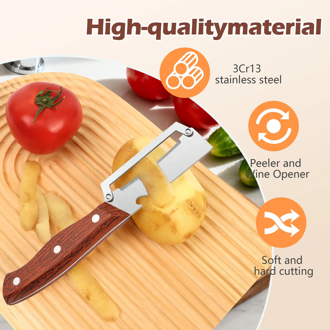 Stainless Steel Peeler™