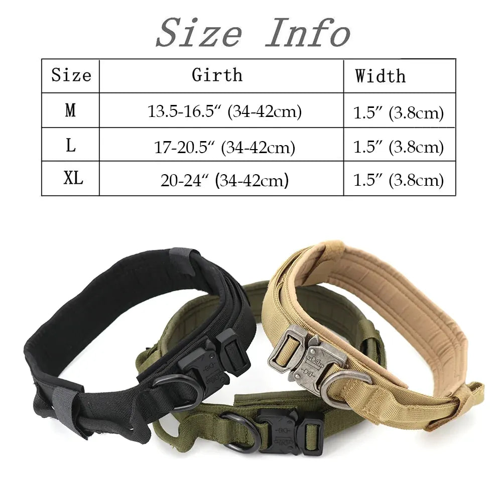 Military Tactical Collar Leash