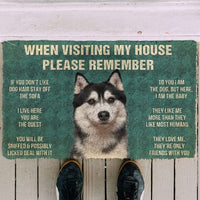 Husky House Rules - Doormat