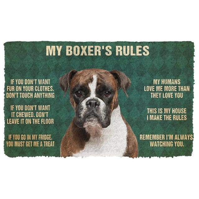 Boxer House Rules - Doormat