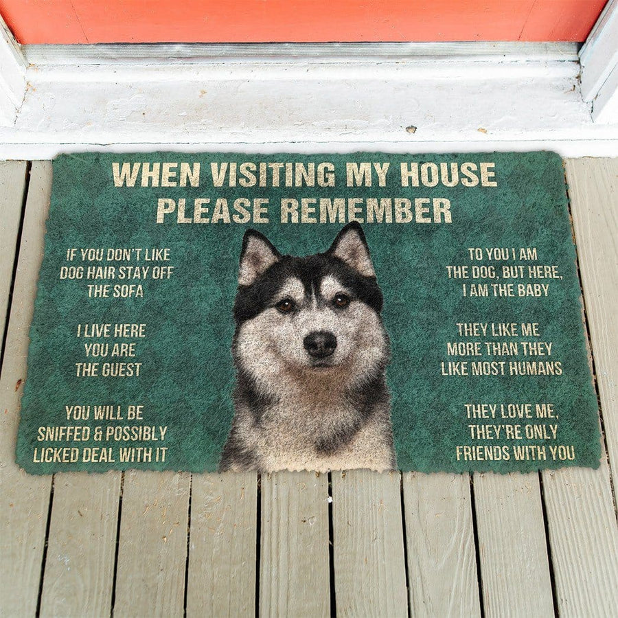 Husky House Rules - Doormat