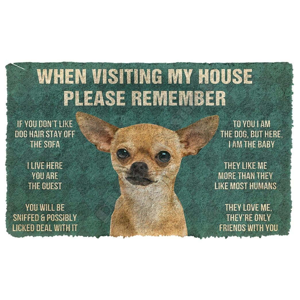 Chihuahua House Rules - Doormat